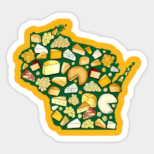 All the Wisconsin Cheese Please Sticker